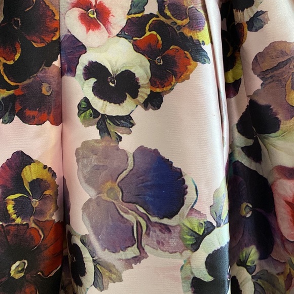 40s style floral cocktail/party dress - Picture 2 of 6